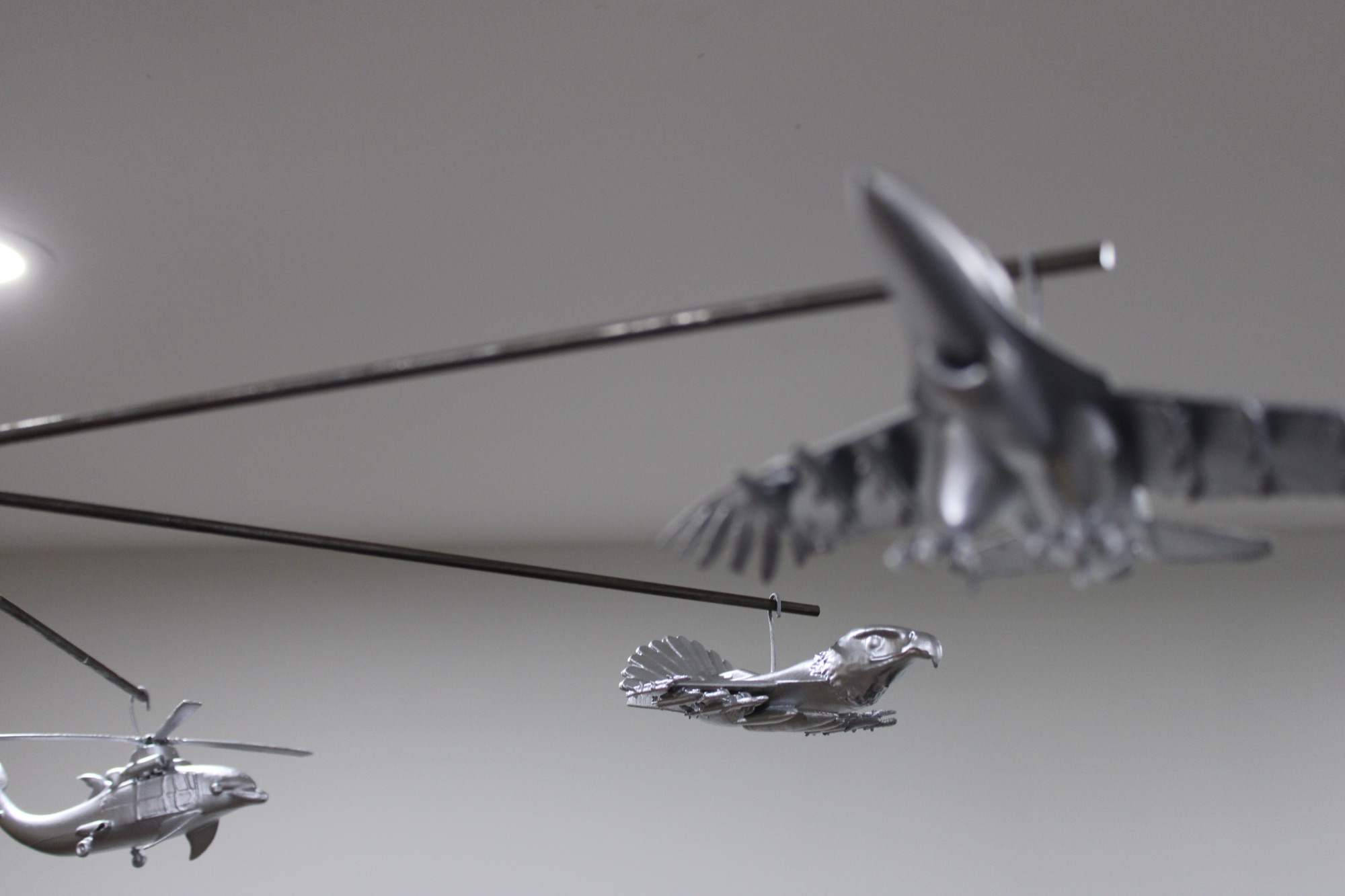 Mobilized, 2026 — installation view from below